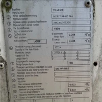 Цистерна-напівпричіп Trailor 1020A017 1999 MDR T 98 015 54A