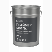 Првймер М6ГПх Ecobit 6итумн0-ре3ин08ый п0лимерный Г0СТ 32870-2014 20 л
