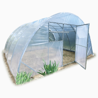 Теплиця «Алмір» шириною 5 або 6 м з квадратної труби 30*30 з плівкою 150 мкм