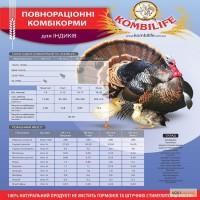 Покупайте качественные комбикорма для Индюков по честным ценам от TM Kombilie!