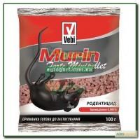 Родентицид Мурін форте мініпеллети, 100 г. пак. Код 56495