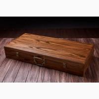 Набор шампуров Ладья в деревянном кейсе