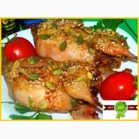 Мясо маринованных перепелов