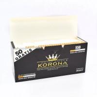 Cигаретні гільзи Korona 550 штук, фільтр 15 мм