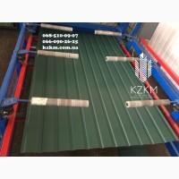 Матовый профнастил купить зеленый RAL 6005, темно-зеленого цвета забор, ворота Темно-зеле