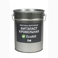 Мастика битумная ведро 3, 0 кг БИТЭЛАСТ - КРОВЕЛЬНЫЙ Ecobit ДСТУ Б В.2.7-108-2001