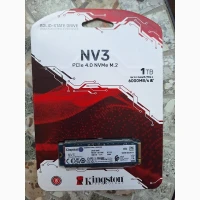 Продам быстрый накопитель для ноутбука и ПК - SSD Kingston NV3 1TB