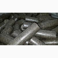 Топливный брикет из дробленной лузги