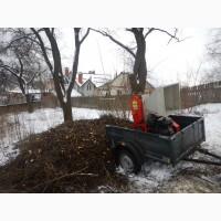 Аренда измельчителя веток Киев. Дробилка древесины