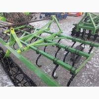Культиватор трьохрядний пружинні лапи навісний 3.2 м з катком