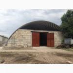 Бескаркасные арочные ангары