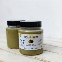 Крем-мед з м#039;ятою Dolin Bees (350 мл) Натуральний Мед з екстрактом м#039;яти Кремовый мед