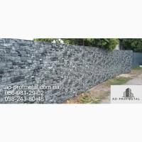 Профнастил під камінь сірого кольору, Профлист під камінь