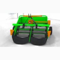 Картофелекопалка транспортерная двухрядная КУ-2. ДТЗ-2Т