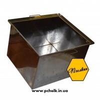 Стол для распечатывания рамок 1 метр (толщиная стенок бака 0, 5 мм, глубокая корзина)