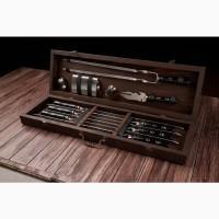 Набор шампуров шашлычный набор Лесник в деревянном кеи се