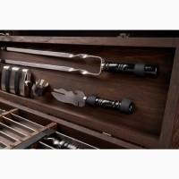 Набор шампуров шашлычный набор Лесник в деревянном кеи се