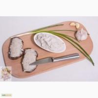 Закуска Сало с чесноком и перцем