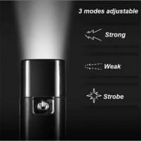 LED Кишеньковий Ліхтарик на акумуляторі Smiling Shark 617 з USB