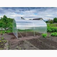 Теплиця «Титан» шириною 3 м з оцинкованої труби з полікарбонатом