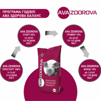 AVA ZDOROVA Старт 25% - БВМД для свиней 12-30 кг - 10 кг