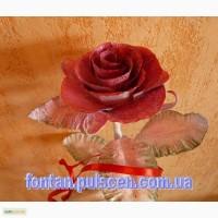 Кованые розы необычный подарок для девушки на новый год 8 марта Коана роза троянда