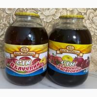 Соки освітлені в банках 3л з цукром і без цукру