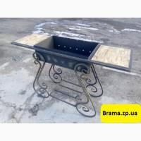 Мангал с дровницей