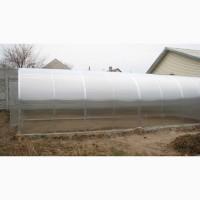 Теплиця «Веган» шириною 4 м з оцинкованої труби з полікарбонатом