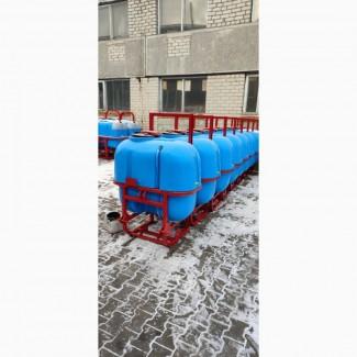 Бочка, кропілка, обприскувач навісний на 400л/10м та 400л/12м WIRAX(PL)