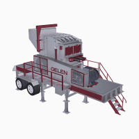 Мобильная дробильная установка Polygonmach JCV-2, 120-150 т/час, 0+35 мм, Турция