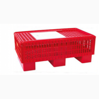 Ящики для перевозки птицы на паллете (ящик совмещенный с паллетом)