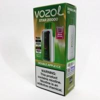 Сигарета Vozol Star 20000 тяг •Подвійне яблуко з льодом•