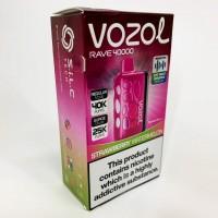 Світло-музикальна сигарета VOZOL RAVE 40000 тяг: Полуниця-Кавун