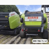 Прес-підбирач рулонний фірми CLAAS Rollant 620 RC з подрібнювачем, 2017 р.в
