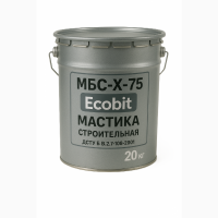 Мастика МБС-Х-75 Ecobit будівельна ДСТУ Б В.2.7-108-2001 (ГОСТ 30693-2000) 20 кг