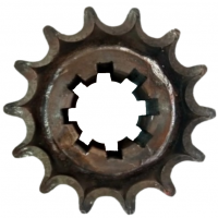 Звёздочка Z-14 ПРТ-10 двойная шлицевая | На навозоразбрасыватель ПРТ-10