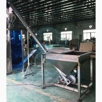 Вибропросеиватель (вибросито) шнековый погрузчик с бункером нержавейка для пищевых прод