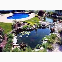 Копка декоративных прудов, водоемов, поливных мелиорационных каналов, дренажных каналов