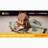 Кредит до 20 млн. гривень під заставу нерухомості