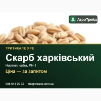 Купити насіння тритикале Скарб харківський - еліта, РН-1, документи