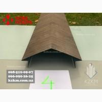 Парапетная планка под дерево орех с сучком, заборная