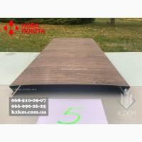 Парапетная планка под дерево орех с сучком, заборная