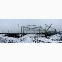 Продам новый прямостенный металлокаркас ангара Тернополь. Монтаж металлоконструкций