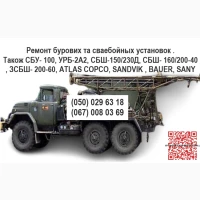 Ремонтуемо бурові установки урб, бм, угб, лбу, хтз, бкм бку, скб
