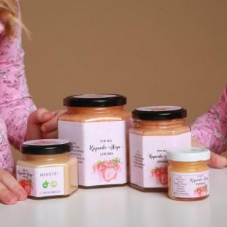 Крем мёд клубника 250 грамм