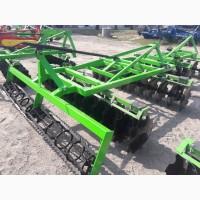 2-х секційна дискова борона 2, 4 м з катком на підшипниках фірми Bomet (Польща)