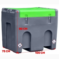 Мобільний бак Metcor 430л з насосом DT-430 для дизельного палива