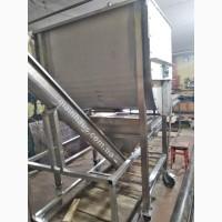 Смеситель ленточный для пищевых продуктов 1000 литров нержсталь aisi-304, 4Квт/380В миксер