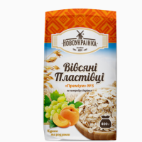 Пластівці вівсяні Преміум з КУРАГОЮ ТА РОДЗИНКАМИ